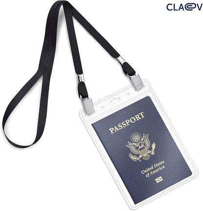 Claev Flexible and Tear Resistant Vertical 4x6 Passport & Card Holders - Image 3