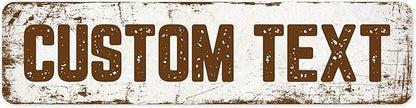 Custom Sign, Custom Street Sign, 11 Font Colors, 13 Font Styles, 4 Hole Options by MySignCenter
