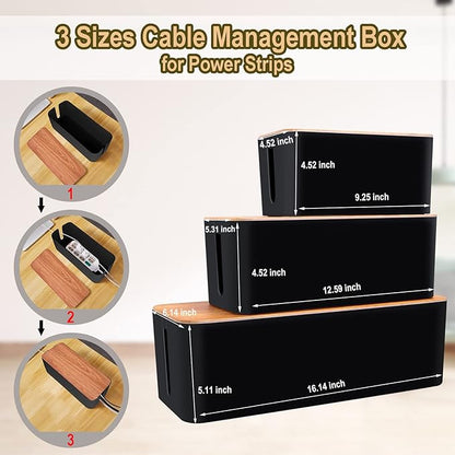 YUANYE Cable Management Box Cable Management Kit - Image 2