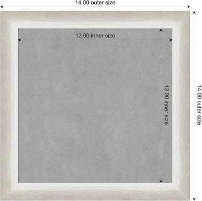 Amanti Art Silver Framed Magnetic Board 14x14 X-Small Vision Board - Image 4