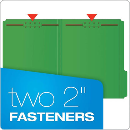 Pendaflex Fastener Folders, 2 Fasteners, Letter Size, 1/3 Cut Tabs in Left - Image 2