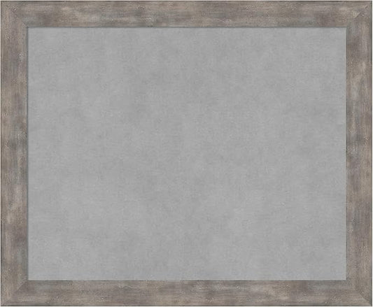 Amanti Art Silver Framed Magnetic Board 19x23 Small Vision Board by AmantiArt