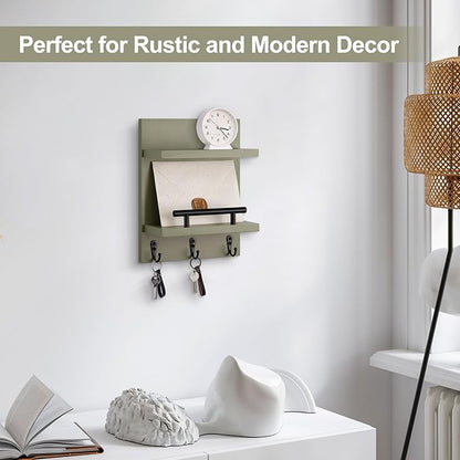 Lucundm Key Holder Wall Mount, Mail Shelf Decor - Image 6