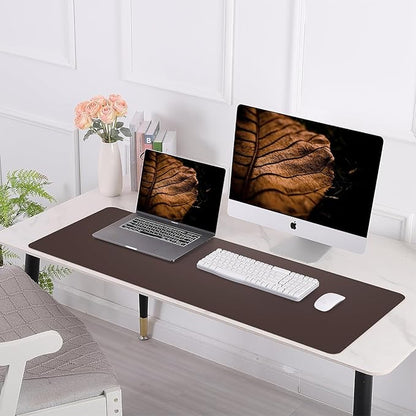 AFIING Leather Desk pad Protector, Large Non-Slip Office Desk Mat - Image 6