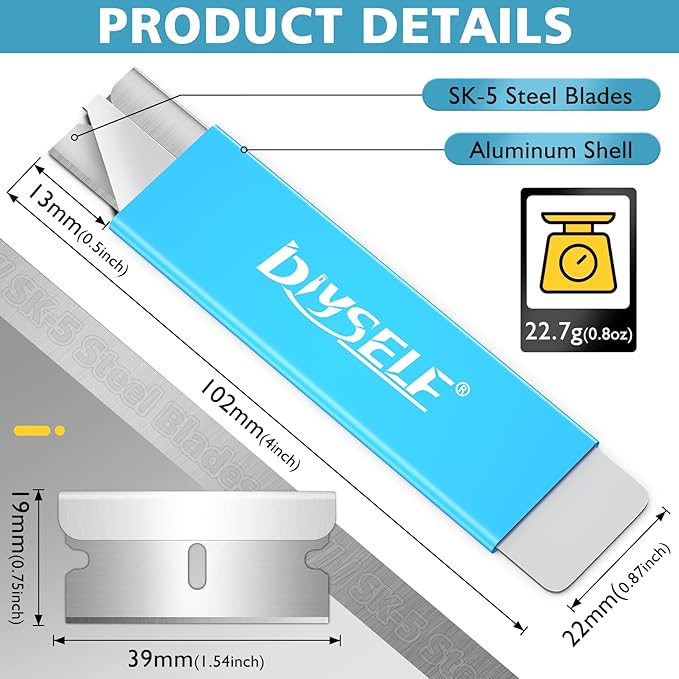 DIYSELF Box Cutters, 12 Pack Box Cutter Retractable, Box Cutters Knife - Image 6