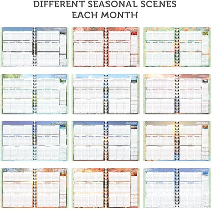 Planner Pad Spiral Bound January-December 2026/ Calendar Year 6 3/4" x 8 1/2" - Image 3