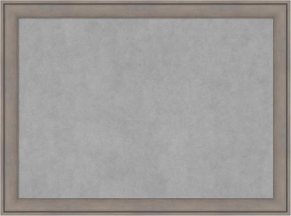 Amanti Art Grey Framed Magnetic Board 23x31 Medium Vision Board by AmantiArt