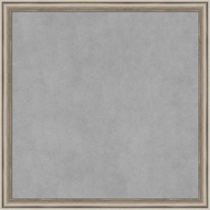 Amanti Art Silver Framed Magnetic Board 22x22 Medium Vision Board by AmantiArt