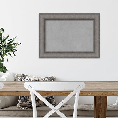 Amanti Art Grey Framed Magnetic Board 16x22 Small Vision Board - Image 5