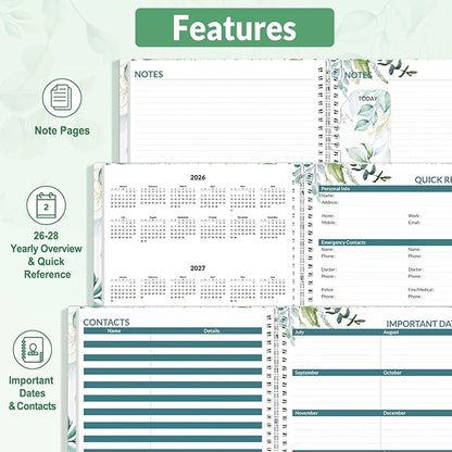 SUNEE 2026 Appointment Book, Quarter-Hourly, Weekly & Monthly - Image 5