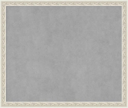 Amanti Art Silver Framed Magnetic Board 22x26 Medium Vision Board by AmantiArt