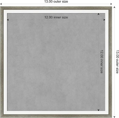 Amanti Art Silver Framed Magnetic Board 13x13 X-Small Vision Board - Image 4