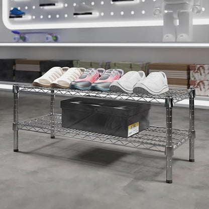 Regal Altair 14" Deep x 36" Wide x 14" Height Wire Shelving Kit | 2-Tier | NSF - Image 2