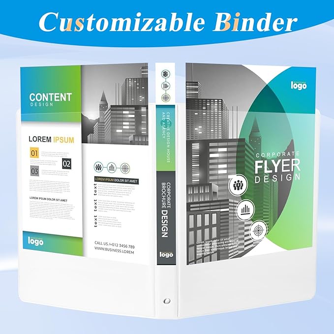 CIXILDTS 1-inch Round Ring Binder - Image 5