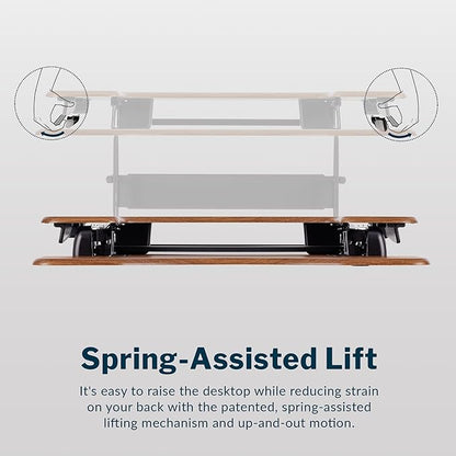 Vari VariDesk Pro Plus 36 Standing Desk Converter – 11 Height Settings + Spring - Image 6