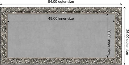 Amanti Art Silver Framed Magnetic Board 26x54 Oversize Vision Board - Image 4