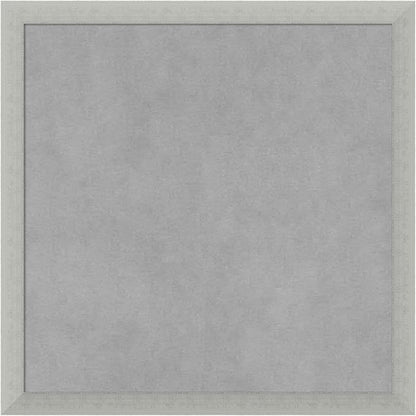 Amanti Art Silver Framed Magnetic Board 18x18 Small Vision Board by AmantiArt