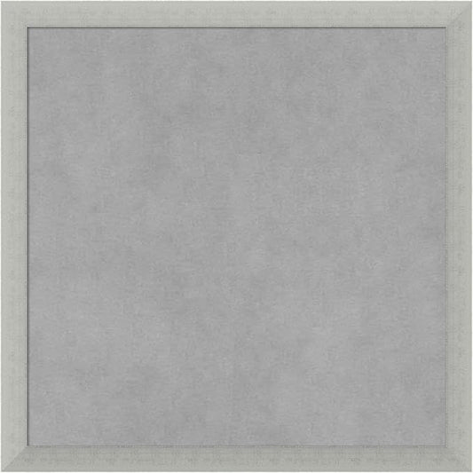 Amanti Art Silver Framed Magnetic Board 18x18 Small Vision Board by AmantiArt