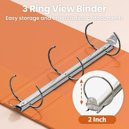 SUNEE 3 Ring Binder 2 Inch 1 Pack - Image 3