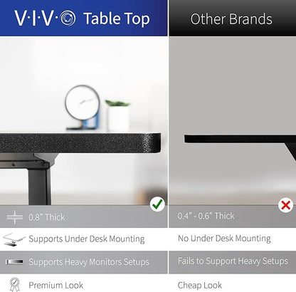 VIVO Electric Corner 75 x 63 inch L-Shaped Standing Desk, Memory Height - Image 4
