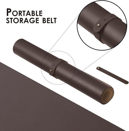 Large Desk Mat - 47.2"x 17" Non-Slip PU Desk Pad - Image 3