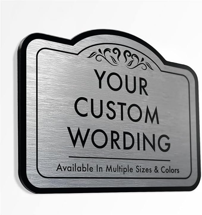 Personalized Custom Metal Signs, Aluminum Waterproof Made in USA by SpeedyOrders