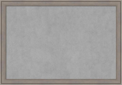 Amanti Art Grey Framed Magnetic Board 27x39 Large Vision Board by AmantiArt