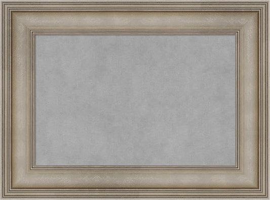 Amanti Art Silver Framed Magnetic Board 17x23 Small Vision Board by AmantiArt