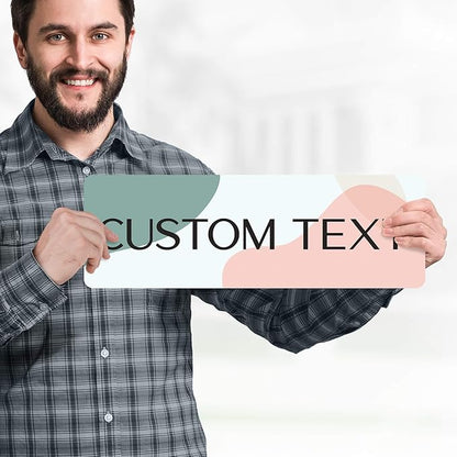 Custom Sign, Custom Street Sign, 11 Font Colors, 13 Font Styles, 4 Hole Options - Image 2