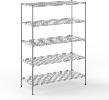 Regal Altair 24" Deep x 54" Wide x 74" Height Wire Shelving Kit | 5-Tier | NSF by Regal+Altair