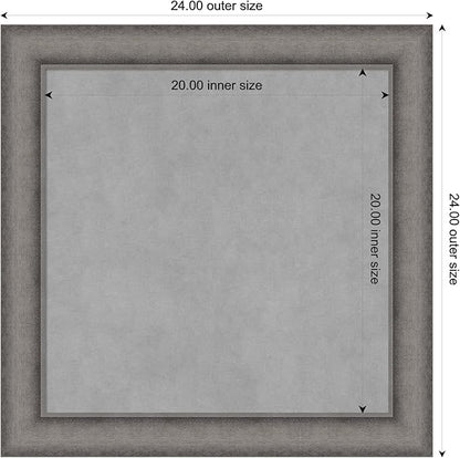 Amanti Art Grey Framed Magnetic Board 24x24 Medium Vision Board - Image 3