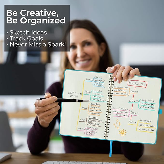 IN-LUXPRO Planner 2026 Daily Weekly and Monthly, 12 Months Spiral Bound - Image 9