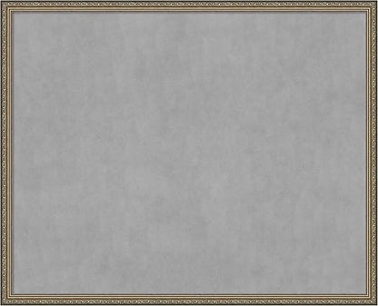 Amanti Art Silver Framed Magnetic Board 34x42 X-Large Vision Board by AmantiArt