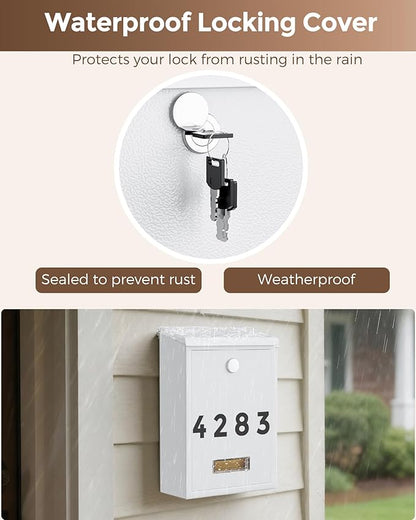 LAND·VOI Locking Wall-Mount Mailbox - Image 2