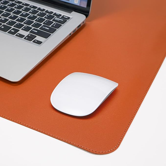 Leather Desk pad Protector, Large Desk mat - Image 5