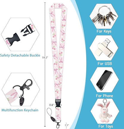 Cute Bow Lanyards for ID Badges, Badge Holder - Image 5
