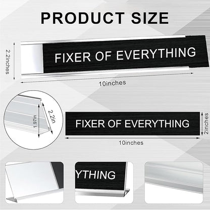 Fixer Of Everything Funny Desk Signs - Image 2