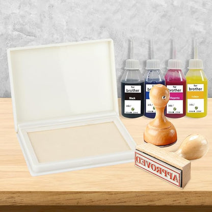 Dry Stamp Pad, 4 x 2.5 Inch Premium Quality Ink Pad - Image 6
