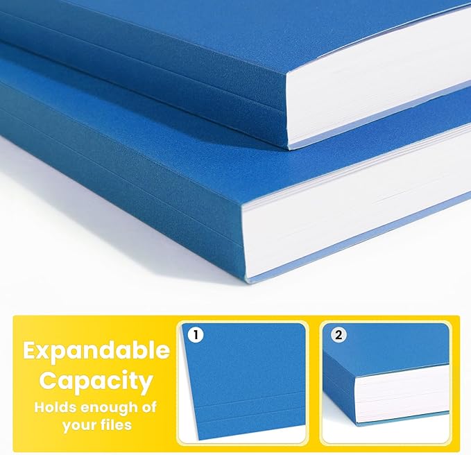 SUNEE File Folders, 120 Pack Manilla Folders 8.5 x 11, Colored File Folders - Image 4
