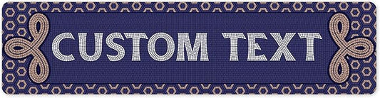 Custom Sign, Custom Street Sign, 11 Font Colors, 13 Font Styles, 4 Hole Options by MySignCenter