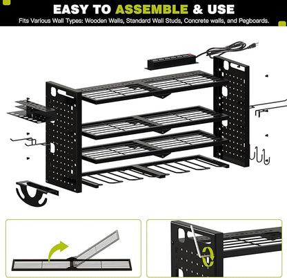 NattyDot Power Tool Organizer Wall Mount - Image 7