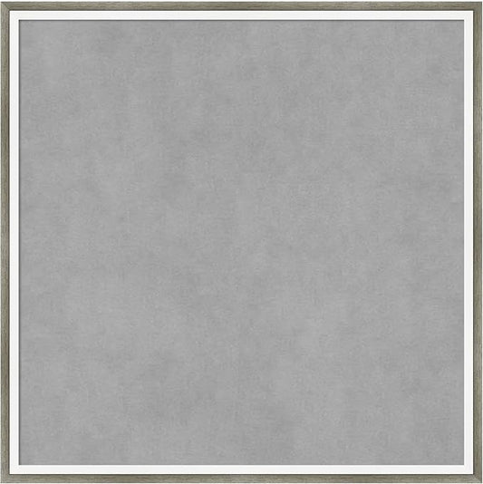 Amanti Art Silver Framed Magnetic Board 21x21 Medium Vision Board by AmantiArt