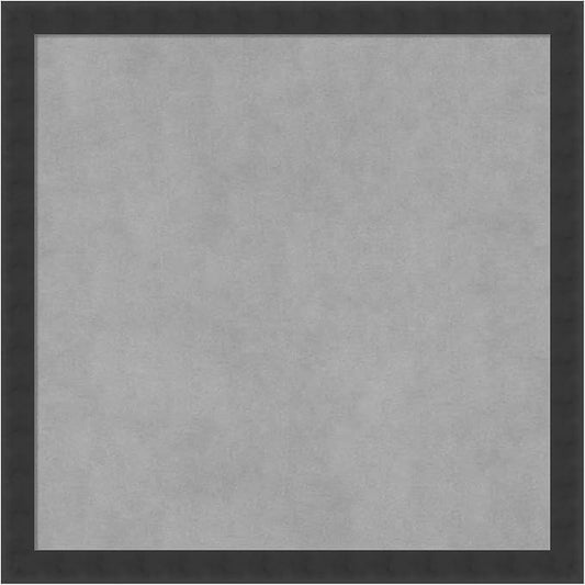 Amanti Art Black Framed Magnetic Board 22x22 Medium Vision Board by AmantiArt