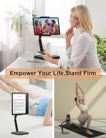 Tablet Stand for iPad, Aluminum Multi-Angle Adjustable Tablet Holder, - Image 2