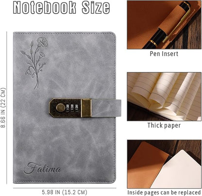 Bliver Personalized Leather Journal Custom Notebook Customized Engraved Journal - Image 2