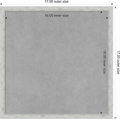 Amanti Art Silver Framed Magnetic Board 17x17 Small Vision Board - Image 4