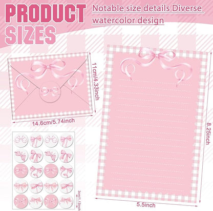 TaoBary 160 Pcs Stationery Paper Set 50 Double Sided Stationery Papers - Image 2