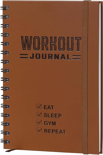Nextnoid Hardcover Fitness Journal Workout Planner by Nextnoid