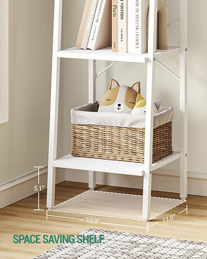 Hzuaneri Ladder Shelf, Bookshelf Bookcase, Freestanding Corner Storage Shelve - Image 5