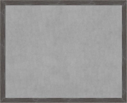 Amanti Art Grey Framed Magnetic Board 35x43 X-Large Vision Board by AmantiArt
